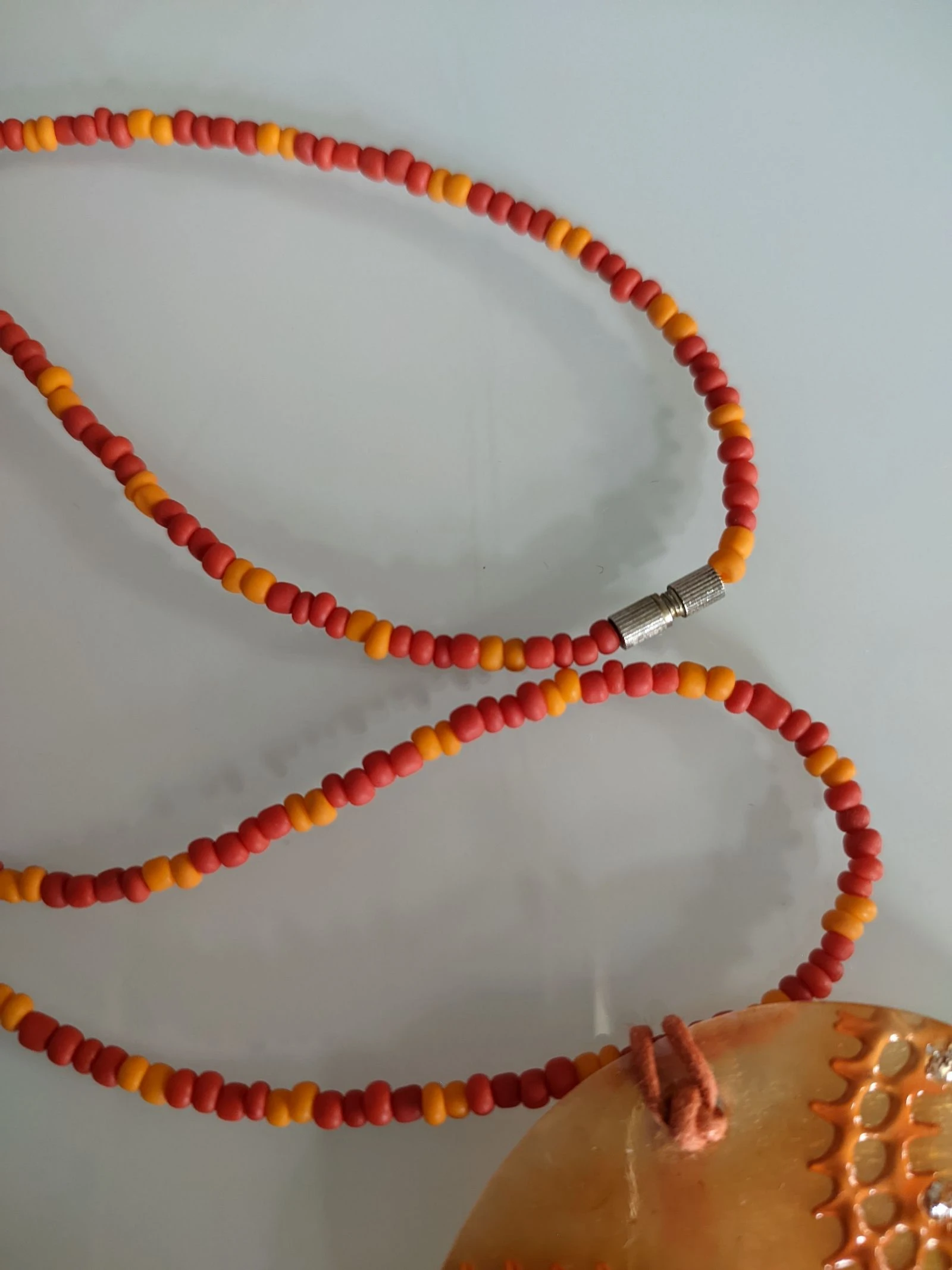 🧡 Handgemaakte ketting met hanger 🧡 – photo 3